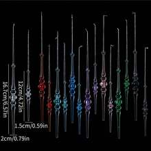 12pcs Multicolor Icicle Christmas Tree Decorations Acrylic Popsicle Ice Ball Hanging Ornaments Christmas Party Supplies - Multicolor - View 4