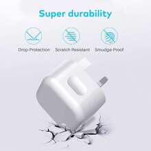 1-2pcs USB-C UK Wall Charger Adapter 20W Wall Charging Head, Compatible With Type-C Interface Charging Cable Data Line - UK Plug(220-240V) - View 7
