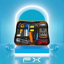 Soldering Kit With Digital Display, Multimeter And Temperature Adjustment For Precision Circuit Maintenance, DIY Manual Kit With Tips, 8-In-1 Multifunctional Screwdriver And Tip Cleaner - US A Type Plug(110-127V) - View 4