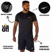 Men Sports Sets - 漩渦黑 - 查看 2