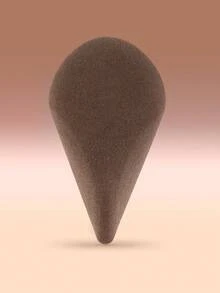 MAANGE 1pc Multi Face Design Cosmetics Sponge, Suitable For Liquid And Emulsion Cosmetics, Thickening Concealer Cosmetics Sponge, Foam Foundation Make-Up Cosmetics Sponge, Cosmetics Tools, Cosmetics Accessories, Powder Puffs, Discounts, Women's Gifts - Brown - View 9