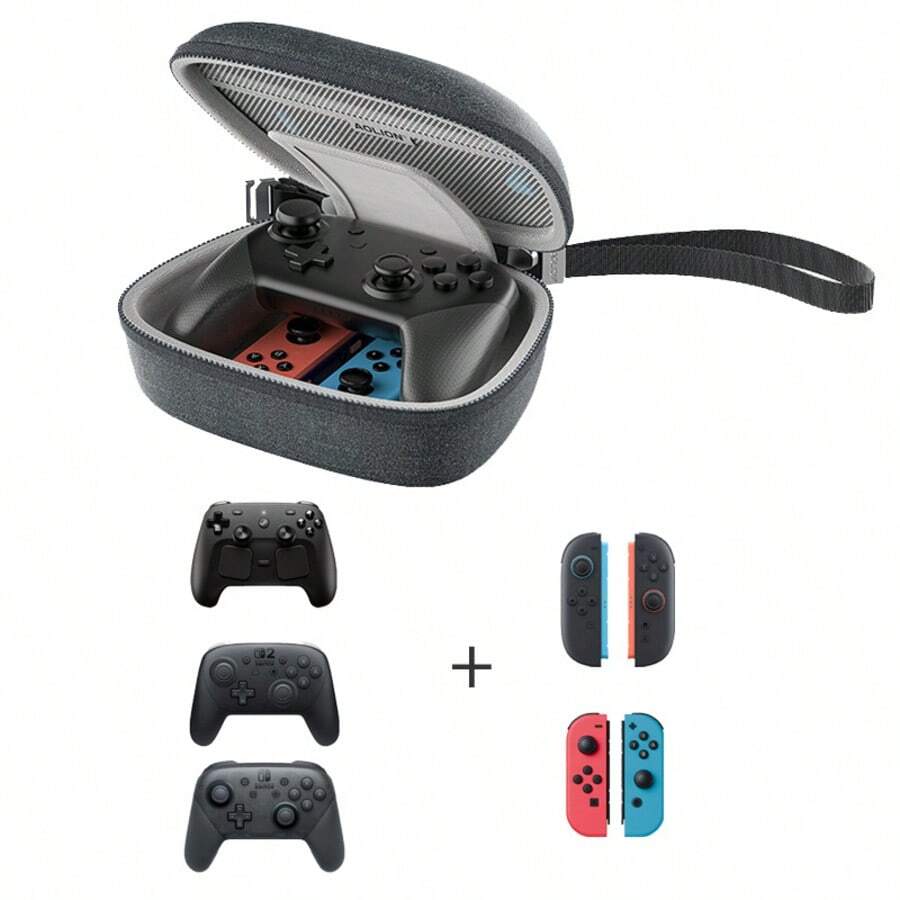 AOLION EVA 硬殼收納包,適用於 Switch 2 Pro / Steam Controller 2,便攜手持式儲存袋,防震防水遊戲手把保護收納袋 - 查看 1