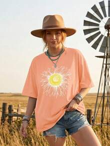 Women T-Shirts - 橘色 - 查看 4