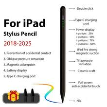 Apple Pencil 相容 iPad 第 10 代與第 9 代 | 2 倍快充，相容 iPad 第 6-11 代 (2018-2025)、Pro 12.9/11/13 吋/M4、Air 3/4/5/M2/M3、Mini 5/6、Apple Pencil 第 2 代，升級版觸控筆相容 iPad 第 9 代與第 10 代，快充筆，相容 iPad Pro 11/12.9 吋 (第 3/4/5 代) - 彩色 - 查看 9