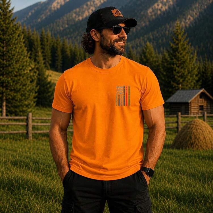 Women T-Shirts - Orange - View 3