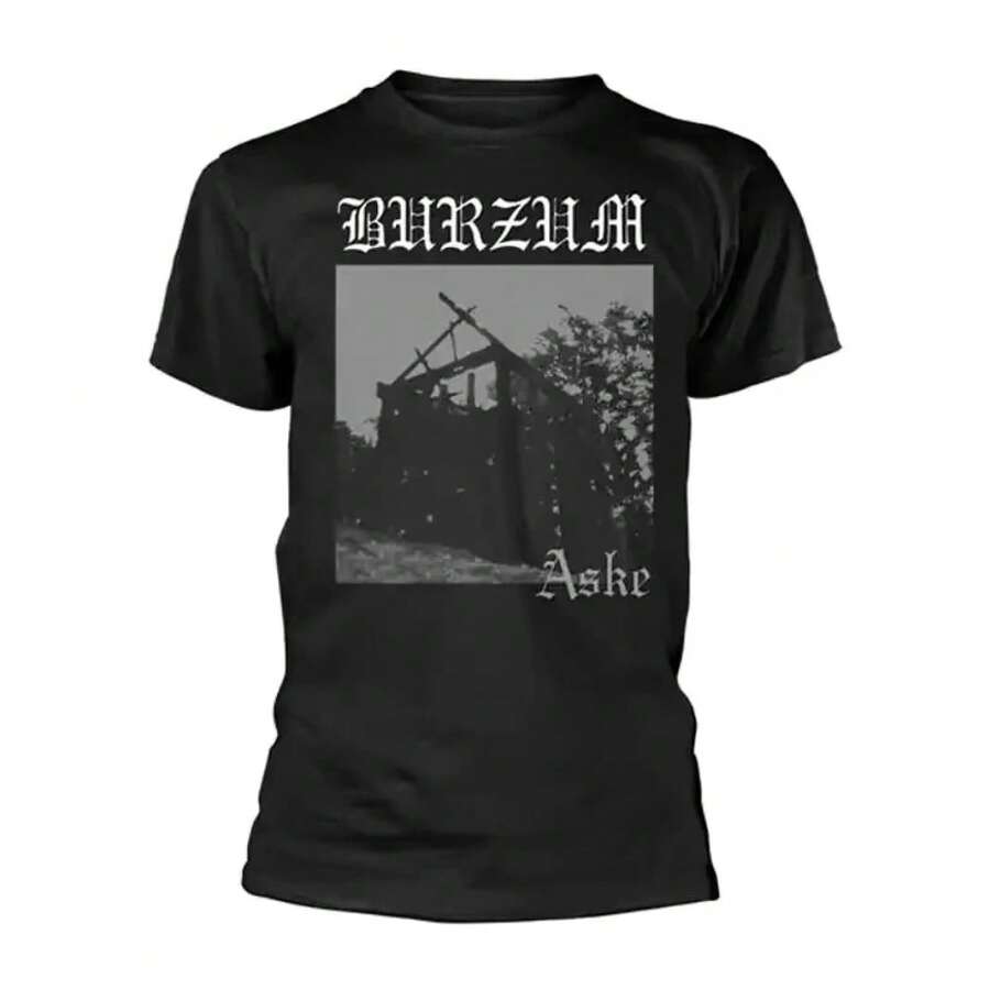 2026 New T-Shirt Collection2026 Summer Popular Legendary Norwegian Black Metal Band Burzum Theme Outdoor Leisure Fashionable Men's Short Sleeve T-Shir - Black 7 - View 1