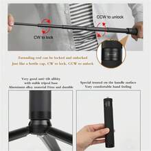 For Insta360 X5 X4 X3 Invisible Selfie Stick Extended Selfie Stick For 13 12 Action 5 4 3 Camera Aluminum Stand - one-size - View 4