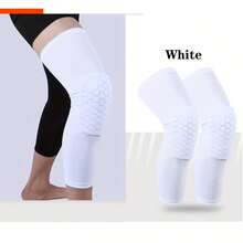1 Pair Basketball Sports Accessories, High Elasticity Breathable Fabric, Lightweight And Snug Fit To Legs, Stretchable Without Tightness; Breathable And Moisture-Wicking Structure, Quick Moisture Absorption And Heat Dissipation During Sports, Suitable For All Seasons - Multicolor - View 11
