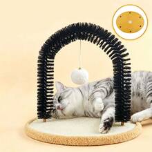 Irresistible Cat Grooming Brush & Itch Relief Toy - Cat Arch Self-Grooming Tool: Provide Massage & Grooming For Your Beloved Cat, A Must-Have For Pet Lovers! - Multicolor - View 2