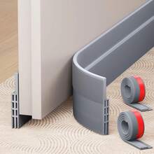 1pc Premium Door Bottom Draft Stopper/Door Gap Seal, Suitable For Bedroom Door Gap Windproofing, With Thermal Insulation, Insect-Proof, Sound-Insulating Functions (, Quick And Easy Installation) Effectively Blocks Cold Air - Multicolor - View 11