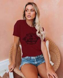 Camisetas de Mujer - Vino tinto B - Ver 2