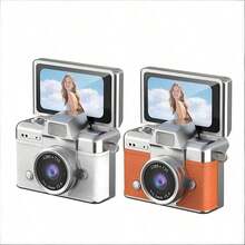 1080P HD 1.47 Inch Large Screen Mini Digital Camera, Portable Pocket Camera, 4 Filter Modes, Auto Exposure, 64GB Storage, 4x Zoom, 200mAh Battery - Multicolor - View 8