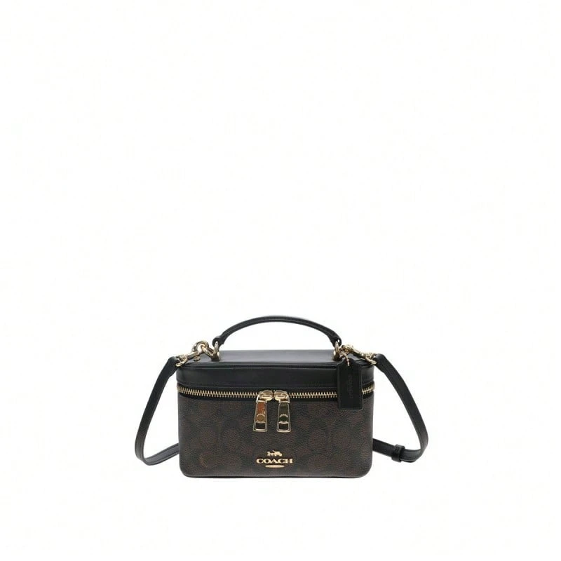 Coach Rainer 印花女款單肩斜跨手提包 CEO23IMXAQ - 核桃棕色 黑色CEO23IMXAQ - 查看 1