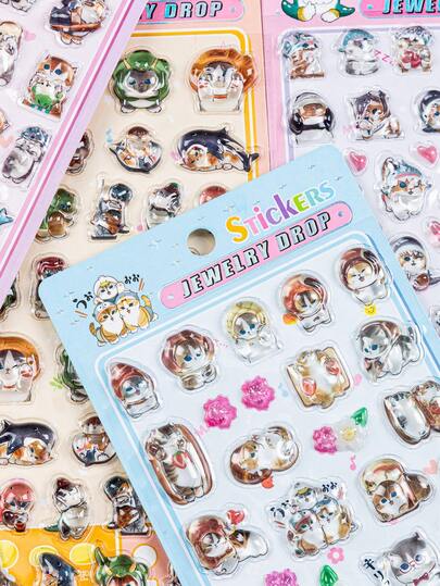 Colorful 3D Epoxy Resin Stickers - - Waterproof, Reusable, Repositionable, Self-Adhesive, High-Quality Resin - Perfect For Decorating Smartphones, Phone Cases, Laptops, Desktops, Tablets, Stationery, Notebooks, Journals, Planners, Scrapbooks, Mugs, Water Bottles, Refrigerators, Gift Wrapping, DIY Decoration