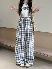 Women Pants - Blue - View 3
