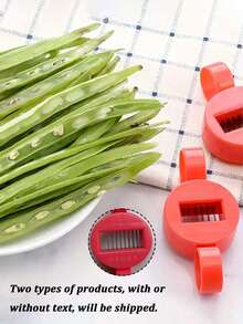 Multifunctional Bean Slicer, Hand Held Green Bean Shredder, Portable Kitchen Vegetable Cutter Tool, Quick String Bean Shredding Device, Easy To Use Household Prep Gadget For Green Beans, Peas, Long Beans, Labor Saving Kitchen Accessory - Multicolor - View 9