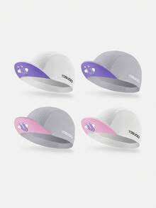 TOSUOD Women's Cycling Sun Protection Cap, Lightweight Breathable Helmet Liner Sunshade Headwear, High Elasticity Sweat-Absorbing Snug Fit Head Accessory, Spring/Summer Mountain Bike Road Bike Outdoor Commute Lightweight Cycling Sun Protection Accessory - Multicolor - View 6