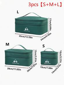 1pc Red Portable Double-Layer First Aid Kit, Epidemic Prevention And Health Kit, Home Life Rescue Kit, Outdoor Emergency Epidemic Prevention And Storage Bag The Actual Product Does Not Contain Any , It Only Sells Storage Bags - As Picture - View 17