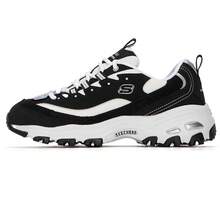 Skechers D'LITES Series Retro Patchwork Dad Shoes Panda Sneakers Casual Sports Shoes - Black and White - View 5