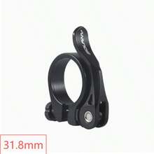 Fashion CNC Seatpost Clamp, Suitable For Mountain Bike/Road Bike, Ultra-Light Aluminum Alloy, 31.8mm/34.9mm, Anti-Slip Design Bicycle Accessory - Multicolor - View 14