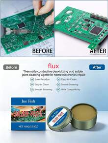 Solder Flux Thermal Conductive Deoxidizing Cleaning Solder Joint Home Electronic Repair Soldering Auxiliary Agent - A - View 2