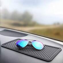 Universal Anti-Slip Car Dashboard Mat, Non-Slip Silicone Gel Car Dashboard Storage Pad, Heat-Resistant Sticky Anti-Slip Pad, Suitable For Phone, Fashion Glasses, Keys, Coins, Small Accessories, Car Interior Accessories - A - View 4