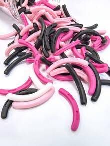 400/10/30/60pcs.Pcs. Eyelash Curler, Pen Core Pad, Soft Curling Iron Replacement Pen Core Pad, Suitable For Universal Eyelashes. - Hot Pink - View 7
