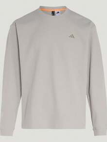Adidas Men's TH WAFFLE CREW Knit Sweatshirt No Hood KR2542 - Grey - View 3