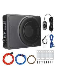 90dB 1000W Car Subwoofer Speaker With Amplifier, 10 Inch Ultra-Thin Active Underseat Subwoofer For Car - Subwoofer - View 13