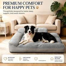 Pet Bed & Crate Mat - 灰色 - 查看 7