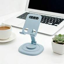 2pcs 360° Rotatable Aluminum Alloy Adjustable Tablet Stand, 360° Rotatable Foldable Tablet Holder, Universal Smartphone Tablet Desktop Stand, Multi-Angle Silicone Non-Slip Base Foldable Desktop Stand, Back To School Supplies - Multiple Styles - View 8