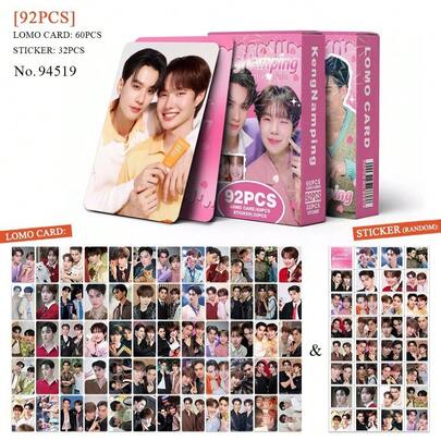 Stock Exclusivo Transfronterizo 92 piezas Tarjetas Decorativas Katseye KN Tarjetas Fotográficas de 3 Pulgadas Pequeñas Periféricos KPO Tarjetas LOMO, Perfectas para Regalos de Vacaciones, Regalos Divertidos y Lindos, Regalos de Cumpleaños, Regalos de Pascua, Regalos de Halloween, Regalos de Navidad, Regalos de Fiesta, Vara de Luz Katseye, Straykid, Fotocard, K Pop, Tarjeta Fotográfica Katseye