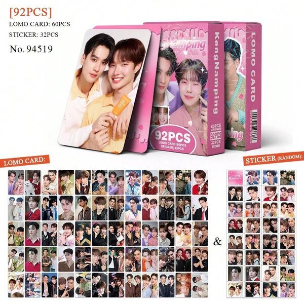Stock Exclusivo Transfronterizo 92 piezas Tarjetas Decorativas Katseye KN Tarjetas Fotográficas de 3 Pulgadas Pequeñas Periféricos KPO Tarjetas LOMO, Perfectas para Regalos de Vacaciones, Regalos Divertidos y Lindos, Regalos de Cumpleaños, Regalos de Pascua, Regalos de Halloween, Regalos de Navidad, Regalos de Fiesta, Vara de Luz Katseye, Straykid, Fotocard, K Pop, Tarjeta Fotográfica Katseye