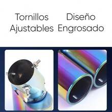 Vmingo Universal Stainless Steel Exhaust Tip - A - View 4