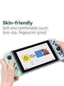 GeekShare Funda protectora con estampado lindo para consola Switch, carcasa resistente a arañazos y a prueba de golpes para consola de juegos - Ver 6