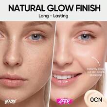 SKINTIFIC Cover Glow Perfect 氣墊粉底液－自然光澤妝感、中至高遮瑕、保濕胜肽複合物、輕盈配方，適合乾性與混合性肌膚 - 0CN Cool Porcelain - 查看 4