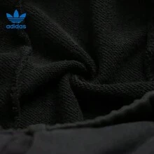 Adidas بنطال رياضي فضفاض للنساء من كلوفر مع رباط غير مرئي - الأسود - مشاهدة 7