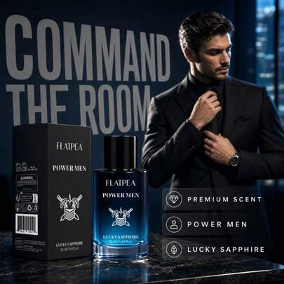男士香水 50ml | Lucky Sapphire 持久香氛 高品質 多用途 日常穿搭 | 通勤 約會 聚會 旅行 運動 家居 職場 自信 浪漫吸引力 兄弟聚會 健身 煥新 商務出差 便攜 睡前魅力 | 男士禮物 自用禮物 便攜尺寸 生日 情人節 聖誕禮物