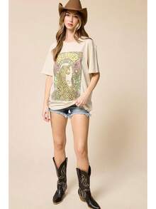 Women T-Shirts - 骨-1 - 查看 2