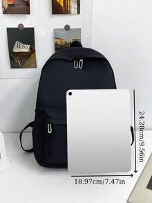 This Backpack With Soccer Pattern Can Be Customized As Your Exclusive Back-To-School Bag. You Can Also Add Personalized Elements Such As Name Or Holiday Greetings. This New Backpack Features A Nylon Zipper. You Can Add Personalized Content Like Letters, Lucky Numbers, Etc. It's Perfect For Dance Classes And Travel. Also An Ideal Choice For Birthday Gifts, Souvenir Bags, Christmas Gifts Or New Year Gifts. - Multicolor - View 8
