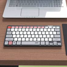 Acer Kombo Keyboard dan Mouse Nirkabel Dual-Mode 2.4G, Dapat Diisi Ulang dengan Type-C, dengan Layar Digital, Keyboard Chip Senyap, Beberapa Pengaturan DPI, Mouse dengan Pengalihan Multi-Perangkat, Paket Aplikasi Perkantoran Universal untuk Desktop, Laptop, dan Tablet - View 6