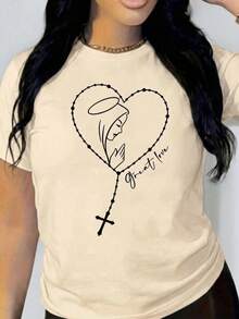 Women T-Shirts - Apricot 2 - View 2