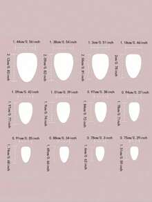Short Almond Cat Eye French Style Fake Nails Set, Medium Size, Suitable For Women's Daily Work And Holiday Party Use Handmade Press On Nails - 彩色 - 查看 6