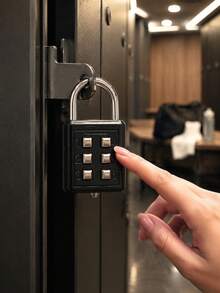 Mini Combination Lock, Portable 3-Digit Resettable Combination Lock, Multi-Function Zinc Alloy Luggage Lock For School, Gym, Classroom, Games, Travel, Backpack, Anti-Theft Lock With Key, Mini Gym Student Dorm Locker Backpack Luggage Drawer Zipper Combination Lock, Outdoor Waterproof Padlock, School Gym Locker, Sports Locker, Fence, Toolbox, Door, Box, Storage Cabinet, Home Essential, Back To School Essential - Multicolor - View 1