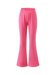 4pcs/Set Casual Flare Pants For Girls, Versatile Bottoms For Home, Outdoor And Daily Wear, Suitable For Spring, Autumn And Winter - Multicolor - View 4