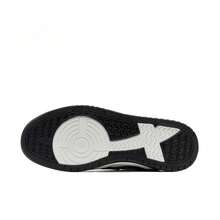 XTEP New Thick Sole Height-Increasing Versatile Casual Comfortable Lightweight Men's Skate Shoes - Black and White - View 9