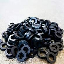 30pcs High Quality Rubber Sealing Gasket Set, Essential For Home Repair, Compatible With Corrugated Metal Flexible Hose, Shower Head Connection Pipe, Various Hot And Cold Water Faucets, Electric Water Heater Inlet And Outlet, Pipe Control Valve And Other Water Interfaces - Multicolor - View 5