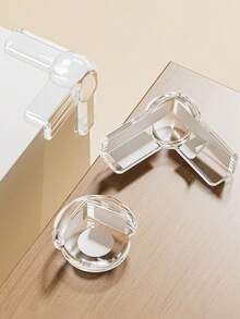 6pcs/4pcs/1pc Transparent Corner Protectors - Thickened Design For Sharp Corners - Pet- Anti-Collision Furniture Edge Guards For Tables, Chairs, Beds - Prevent Bumps - Multicolor - View 6