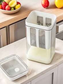 Greek Yogurt Maker Kit, Cheese Water Separator, Homemade Greek Yogurt Machine, Cold Brew Milk Separator With Ultra-Fine Mesh Strainer And Sturdy Flip-Top Rectangular Storage Box, Home Yogurt Making Tool, Yogurt Filter, Also Can Be Used As Food Storage Box, Snack Storage Box - View 4