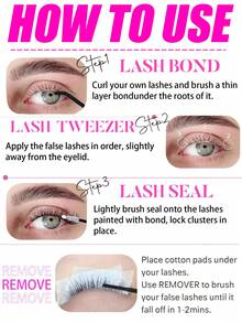YIDUO 560pcs D-Curl Voluminous 8-18mm False Eyelashes, 40D And 60D Eyelash Clusters, Eyelash Extensions, High-Capacity Fluffy Classic Dense Eyelashes, Suitable For Daily, Wedding, Party, Cosplay Makeup, Ideal For Home DIY Use - D - View 8